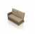Forever Patio Cypress Left Arm Facing Wicker Loveseat