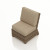 Forever Patio Cypress Armless Wicker Lounge Chair