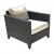 Panama Jack Onyx Wicker Lounge Chair