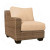 WhiteCraft by Woodard Saddleback Wicker Sectional Lounge Chair