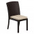 Sunset West Solana Armless Wicker Dining Chair