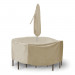 PCI Round Pub Set Outdoor Furniture Cover with Umbrella Hole - Tan