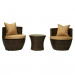 The-HOM Perry 3 Piece Wicker Chat Set