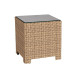 Forever Patio Barbados Wicker End Table - Biscuit Wicker