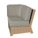 Forever Patio Barbados Wicker Corner Chair - Biscuit Wicker