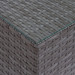 Thy - HOM Jicaro 5 Piece Wicker Sectional Set - Grey Wicker with Blue Cushions