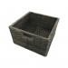 Thy - HOM Wicker Serving Cart with Wheels