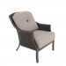 Sunvilla Veneto Wicker Lounge Chair - Sunbrella Cast Shale