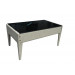 The-HOM Baymont White Wicker Coffee Table