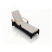 Harmonia Living Arbor Adjustable Wicker Chaise Lounge - Sunbrella Cast Silver