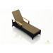 Harmonia Living Arbor Adjustable Wicker Chaise Lounge - Sunbrella Heather Beige