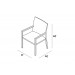 Harmonia Living Arden Wicker Dining Chair - Specifications