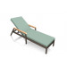 Harmonia Living Arden Adjustable Wicker Chaise Lounge - Sunbrella Canvas Spa