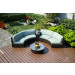 Harmonia Living Arden 4 Piece Wicker Curved Sectional Set - Sunbrella Canvas Spa