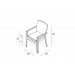 Harmonia Living District Wicker Dining Chair - Specifications
