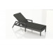 Harmonia Living District Adjustable Wicker Chaise Lounge - Sunbrella Canvas Charcoal