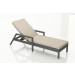 Harmonia Living District Adjustable Wicker Chaise Lounge - Sunbrella Canvas Flax