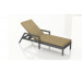 Harmonia Living District Adjustable Wicker Chaise Lounge - Sunbrella Heather Beige