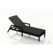 Harmonia Living Urbana Adjustable Wicker Chaise Lounge - Sunbrella Canvas Charcoal