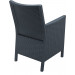 Compamia California Wicker Lounge Chair Pair - Dark Gray