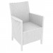 Compamia California Wicker Lounge Chair Pair - White