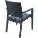 Compamia Ibiza Wicker Dining Chair Pair - Dark Gray