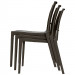 Compamia Verona Wicker Armless Dining Chair Pair - Brown