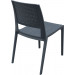 Compamia Verona Wicker Armless Dining Chair Pair - Dark Gray