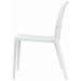 Compamia Verona Wicker Armless Dining Chair Pair - White