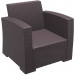 Compamia Monaco Wicker Lounge Chair - Brown
