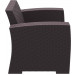 Compamia Monaco Wicker Lounge Chair - Brown