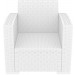 Compamia Monaco Wicker Lounge Chair - White