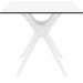 Compamia Ibiza Square Wicker Dining Table - White