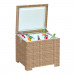 Forever Patio Barbados Wicker Ice Chest - Biscuit Wicker